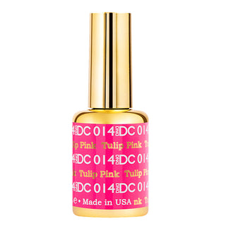 DND DC Gel Polish - 014 Pink Colors - Tulip Pink