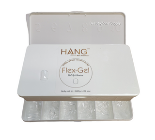 Hang Gel x Tips Square Extra Short Square 900 ct / 12 Size