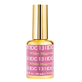 DND DC Gel Polish - 131 Pink Colors - White Magenta