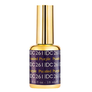 DND DC Gel Polish - 261 Purple Colors - Puzzled Purple