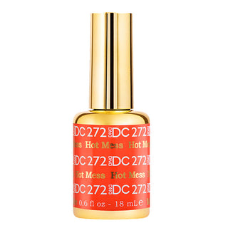 DND DC Gel Polish - 272 Orange Colors - Hot Mess