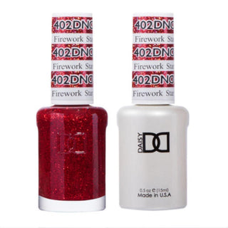 DND Gel & Polish Duo - 402 Red Colors - Firework Star