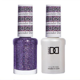 DND Gel & Polish Duo - 404 Purple Colors - Lavender Daisy Star