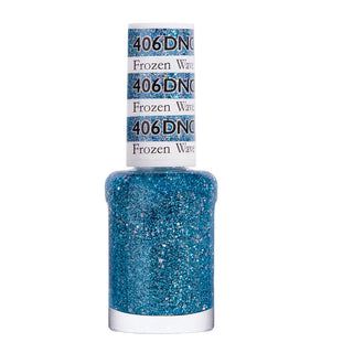 DND Nail Lacquer - 406 Blue Colors - Frozen Wave