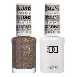 DND Gel & Polish Duo - 423 Gold Colors - Glitter for You