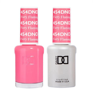 DND Gel & Polish Duo - 454 Pink Colors - Fiery Flamingo