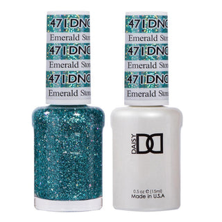 DND Gel & Polish Duo - 471 Blue Colors - Emerald Stone