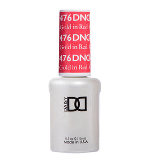 DND Gel Polish - 476 Orange Colors - Gold in Red