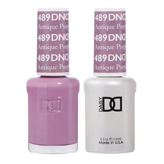 DND Gel & Polish Duo - 489 Purple Colors - Antique Purple