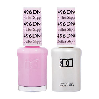 DND Gel & Polish Duo - 496 Pink Colors - Bellet Slipper