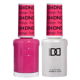 DND Gel & Polish Duo - 504 Pink Colors - Orange Aura