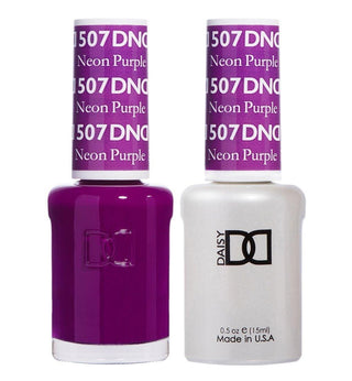 DND Gel & Polish Duo - 507 Purple Colors - Neon Purple