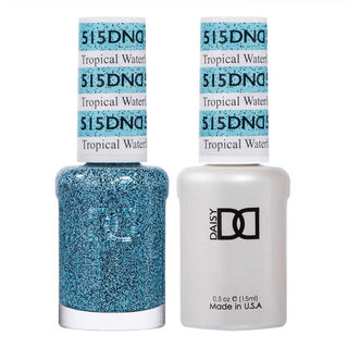 DND Gel & Polish Duo - 515 Blue Colors - Tropical Waterfall