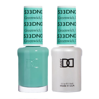 DND Gel & Polish Duo - 533 Green Colors - Greenwich, CN