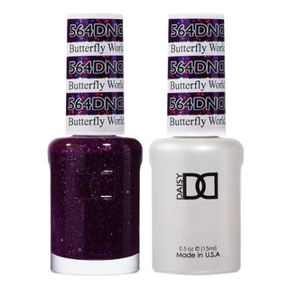 DND Gel & Polish Duo - 564 Purple Colors - Butterfly World, FL