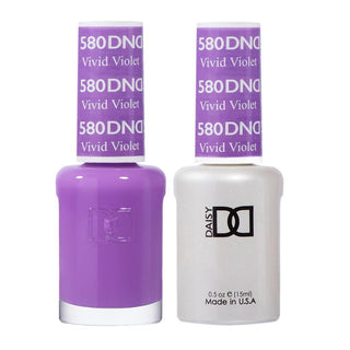 DND Gel & Polish Duo - 580 Purple Colors - Vivid Violet