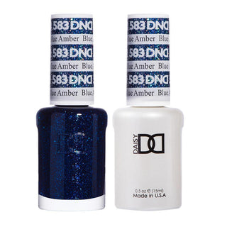 DND Gel & Polish Duo - 583 Blue Colors - Blue Amber