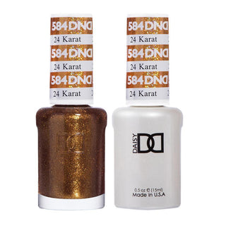 DND Gel & Polish Duo - 584 Gold Colors - 24 Karat