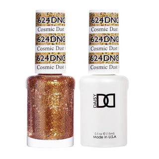 DND Gel & Polish Duo - 624 Gold Colors - Cosmic Dust