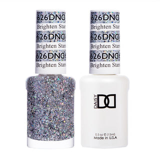 DND Gel & Polish Duo - 626 Glitter Colors - Brighten Stars