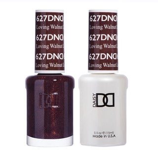 DND Gel & Polish Duo - 627 Brown Colors - Loving Walnut