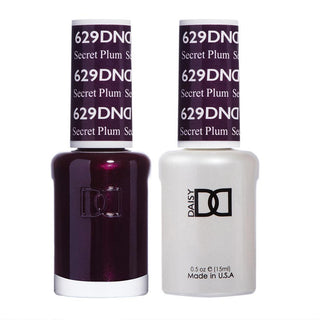 DND Gel & Polish Duo - 629 Purple Colors - Secret Plum