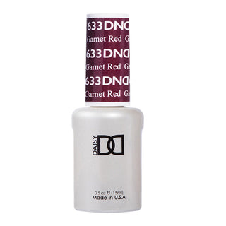 DND Gel Polish - 633 Brown Colors - Garnet Red