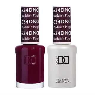 DND Gel & Polish Duo - 634 Red Colors - Reddish Purple