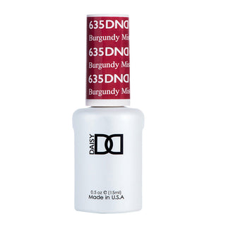 DND Gel Polish - 635 Red Colors - Burgundy Mist