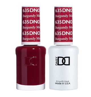 DND Gel & Polish Duo - 635 Red Colors - Burgundy Mist