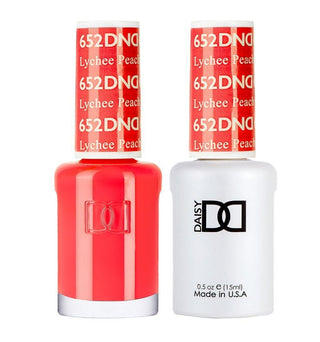 DND Gel & Polish Duo - 652 Coral Colors - Lychee Peachy