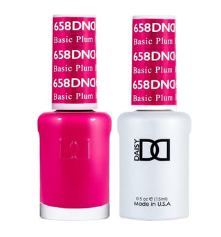 DND Gel & Polish Duo - 658 Pink Colors - Basic Plum