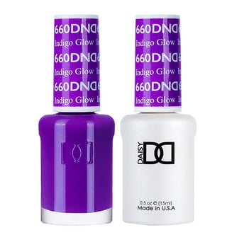 DND Gel & Polish Duo - 660 Purple Colors - Indigo Glow