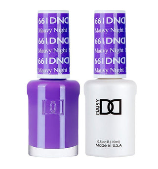 DND Gel & Polish Duo - 661 Purple Colors - Mauvy Night