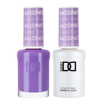 DND Gel & Polish Duo - 662 Purple Colors - Kazoo Purple