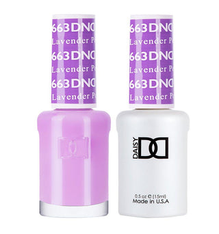 DND Gel & Polish Duo - 663 Purple Colors - Lavender Pop