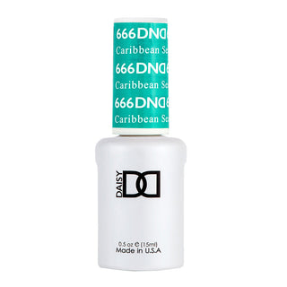 DND Gel Polish - 666 Green Colors - Caribbean Sea