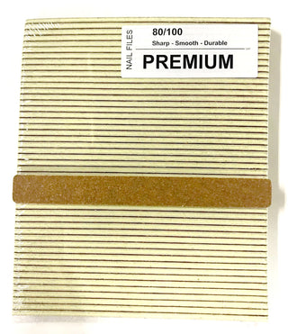 Premium Square Gold Nail File 80/100