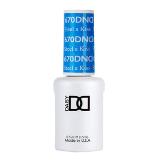 DND Gel Polish - 670 Blue Colors - Steel A Kiss