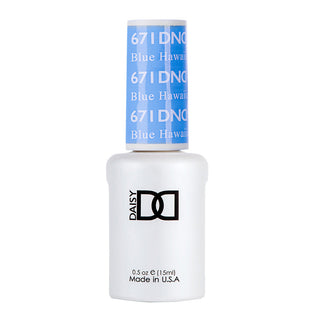 DND Gel Polish - 671 Blue Colors - Blue Hawaiian