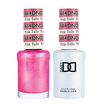 DND Gel & Polish Duo - 684 Pink Colors - Pink Tulle