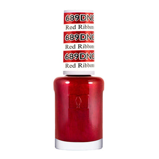 DND Nail Lacquer - 689 Red Colors - Red Ribbons