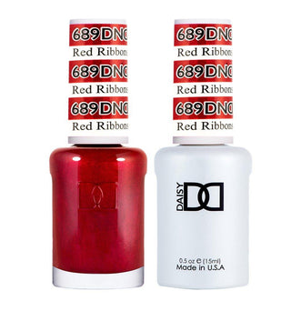 DND Gel & Polish Duo - 689 Red Colors - Red Ribbons