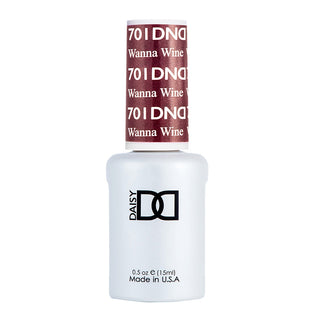 DND Gel Polish - 701 Purple Colors - Wanna Wine