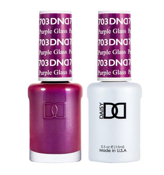 DND Gel & Polish Duo - 703 Purple Colors - Purple Glass