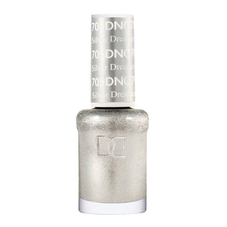 DND Nail Lacquer - 705 Silver Colors - Silver Dreamer