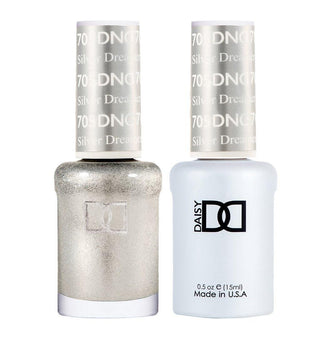 DND Gel & Polish Duo - 705 Silver Colors - Silver Dreamer