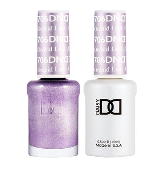 DND Gel & Polish Duo - 706 Purple Colors - Orchid Lust