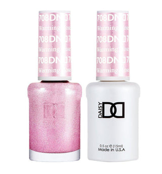 DND Gel & Polish Duo - 708 Pink Colors -  Warming Rose