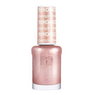 DND Nail Lacquer - 709 Gold Colors - Georgia Peach